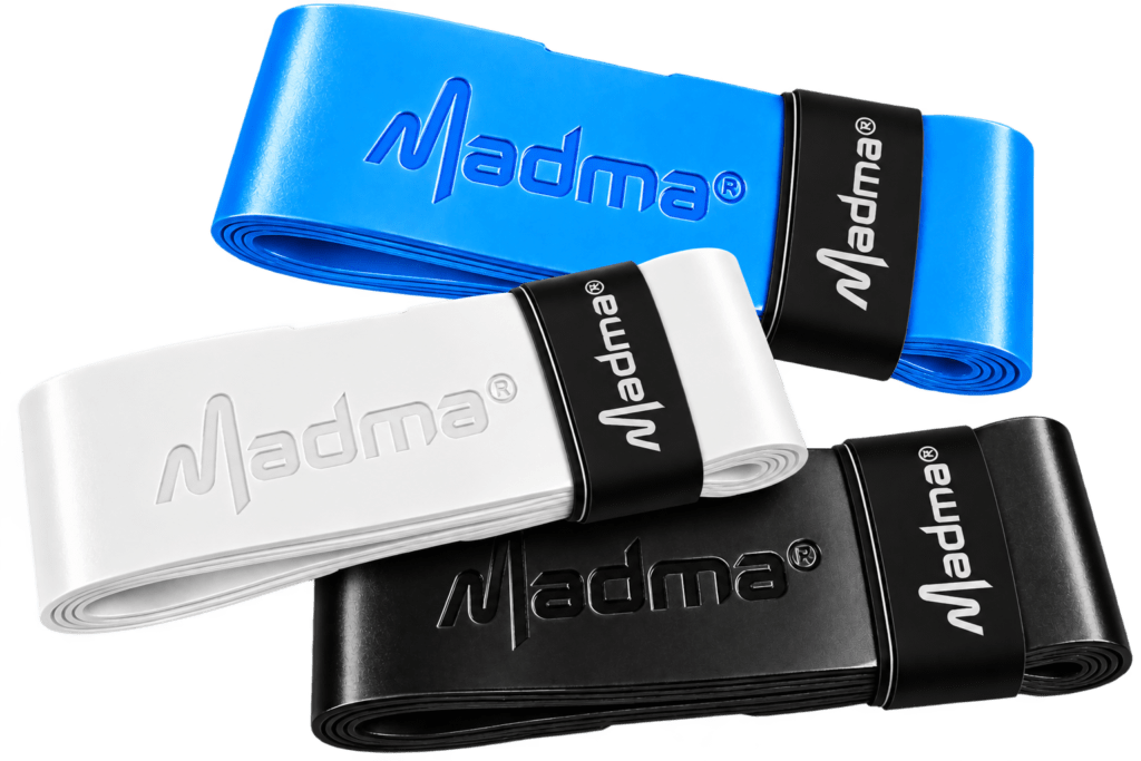 Cubre Grip Madma Pro 0,60 mm - Celeste, blanco y negro