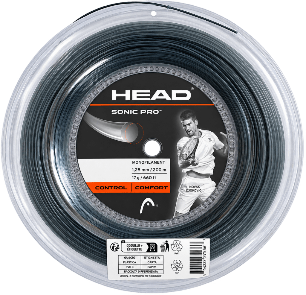 HEAD Sonic Pro 17 1.25 mm - Negra